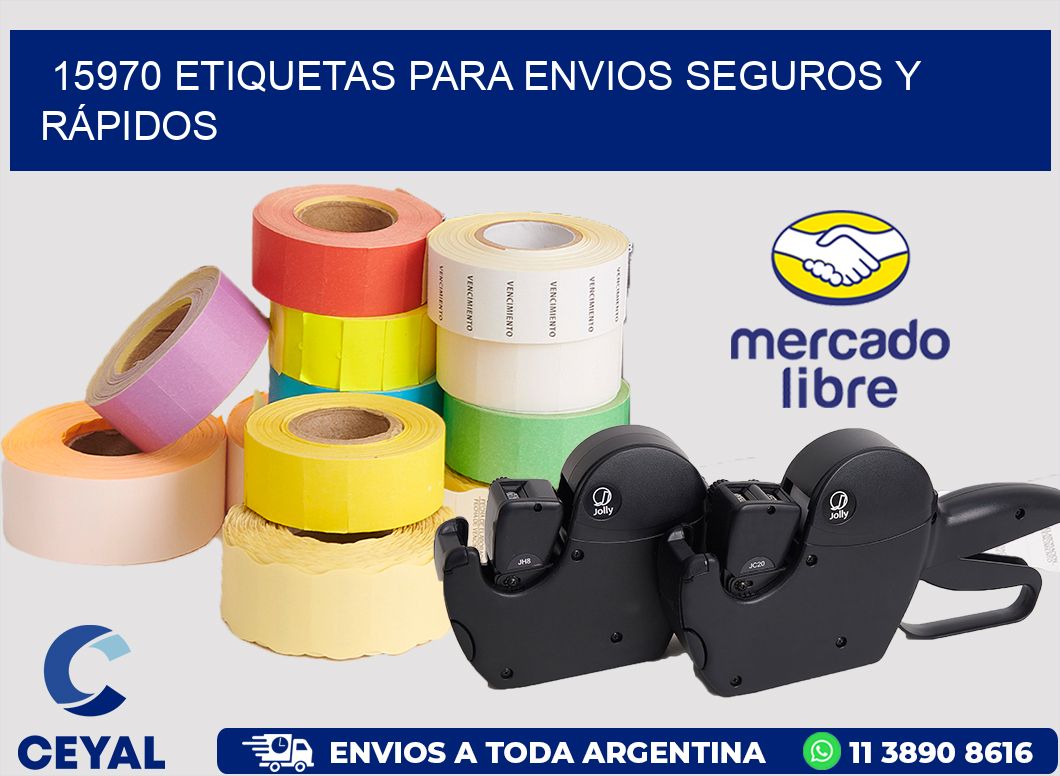 15970 ETIQUETAS PARA ENVIOS SEGUROS Y RÁPIDOS