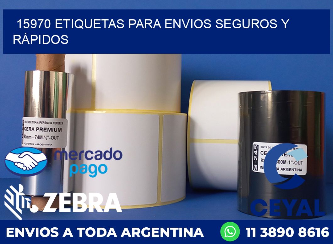 15970 ETIQUETAS PARA ENVIOS SEGUROS Y RÁPIDOS