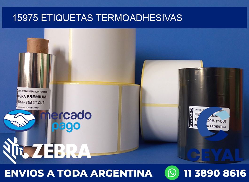 15975 ETIQUETAS TERMOADHESIVAS