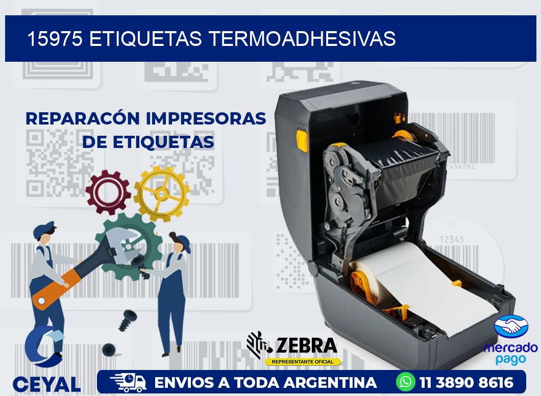 15975 ETIQUETAS TERMOADHESIVAS