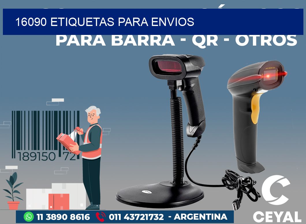 16090 ETIQUETAS PARA ENVIOS