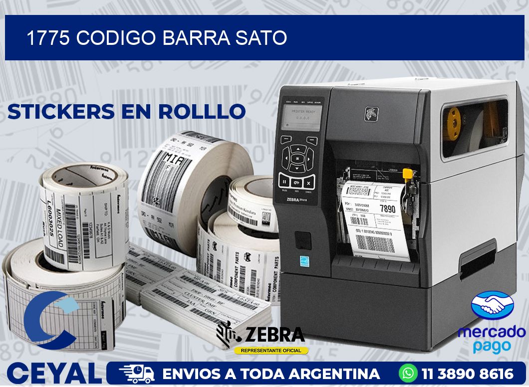 1775 CODIGO BARRA SATO
