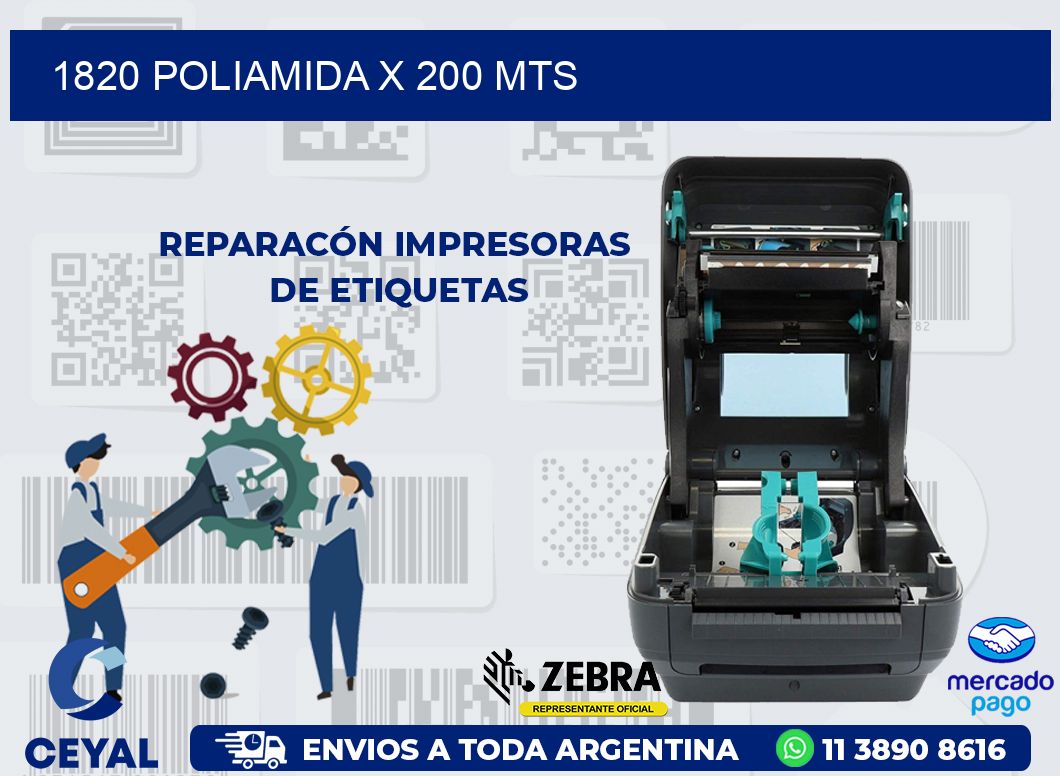 1820 POLIAMIDA X 200 MTS