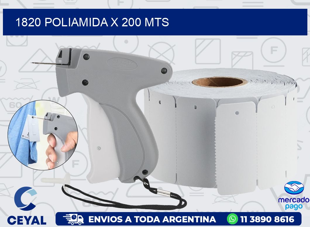 1820 POLIAMIDA X 200 MTS