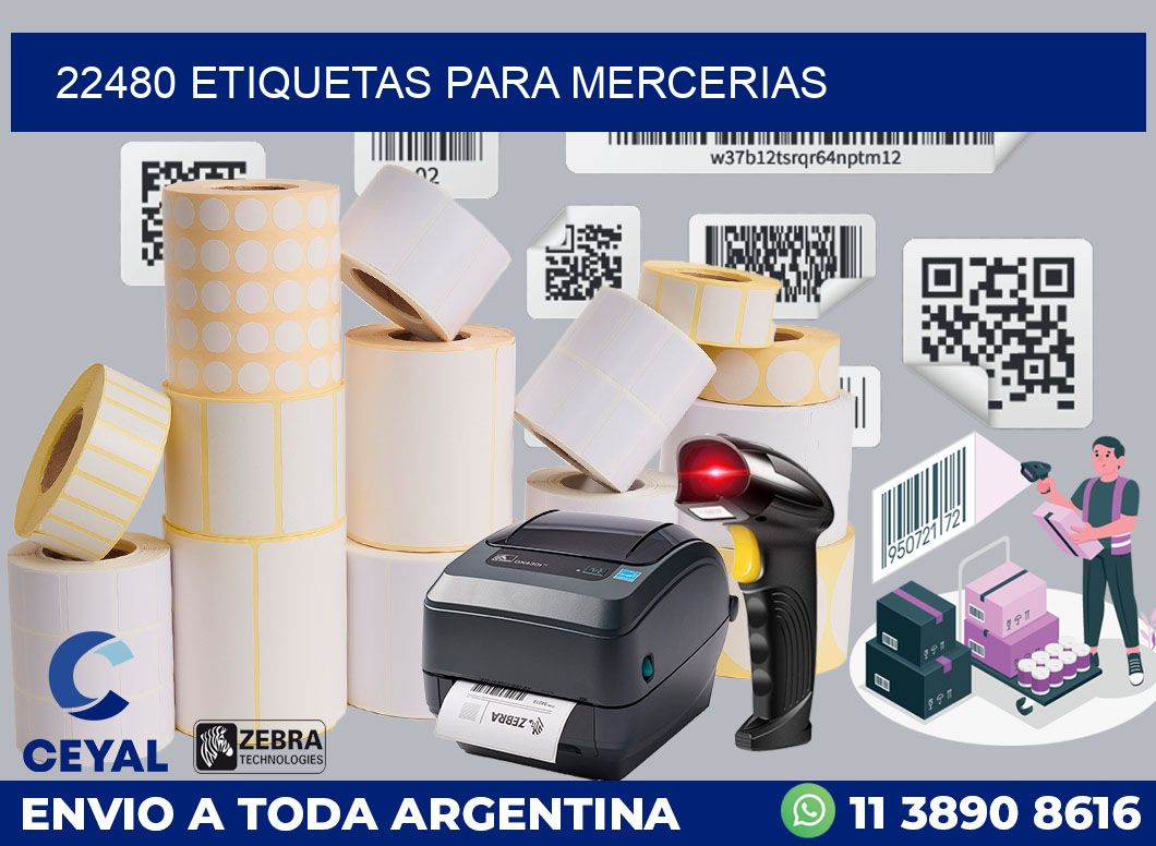 22480 ETIQUETAS PARA MERCERIAS