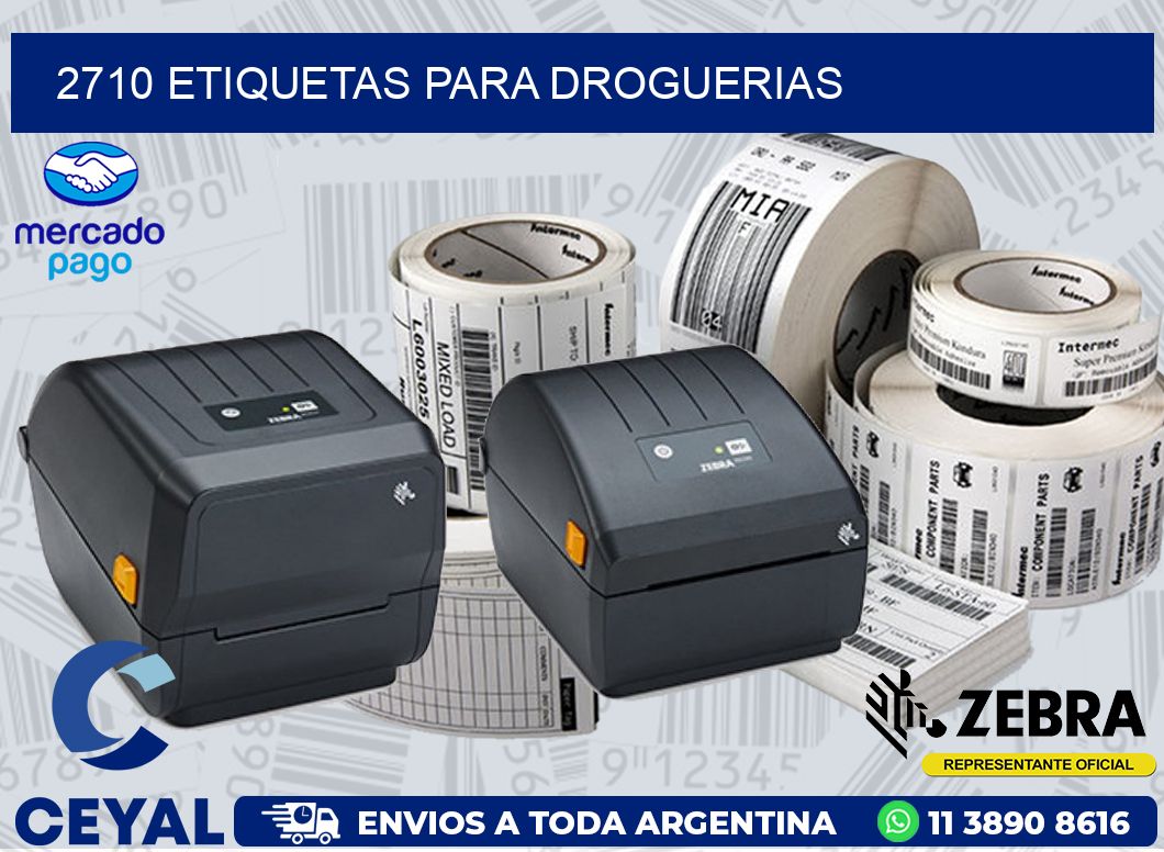 2710 ETIQUETAS PARA DROGUERIAS