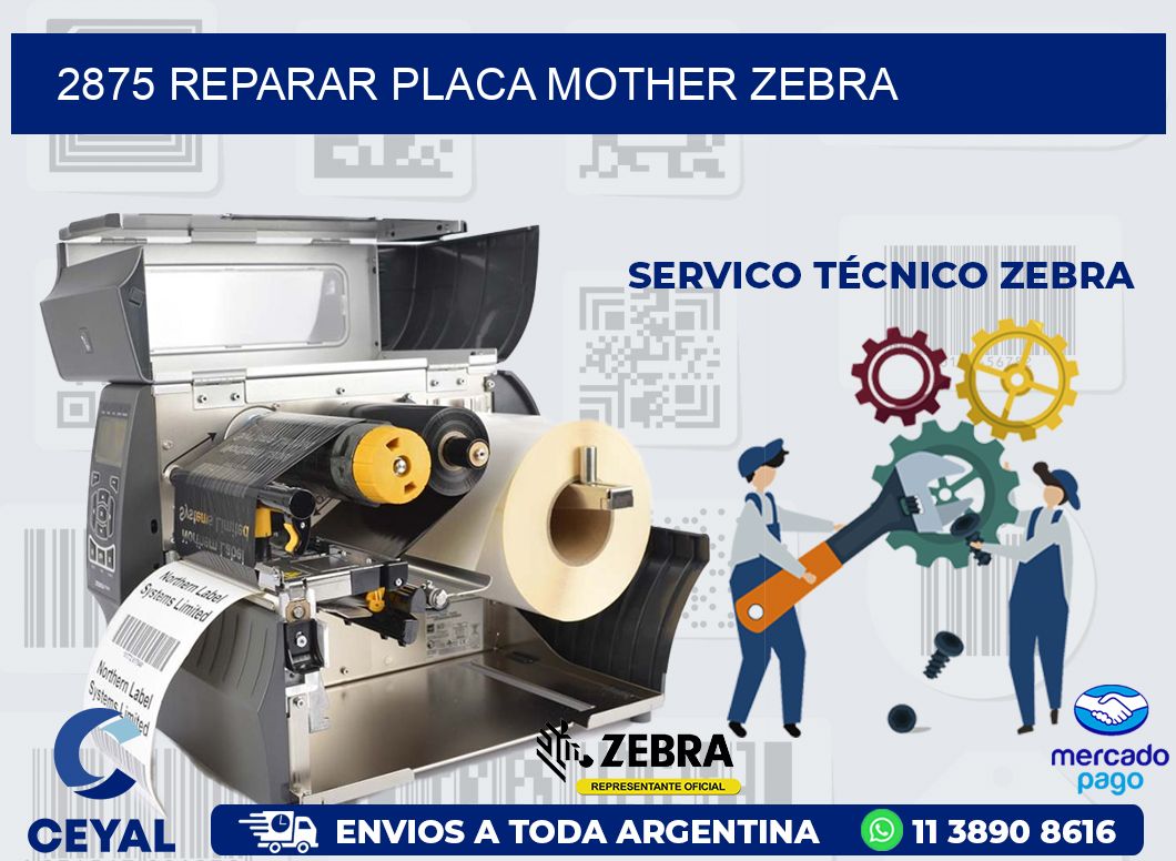 2875 REPARAR PLACA MOTHER ZEBRA
