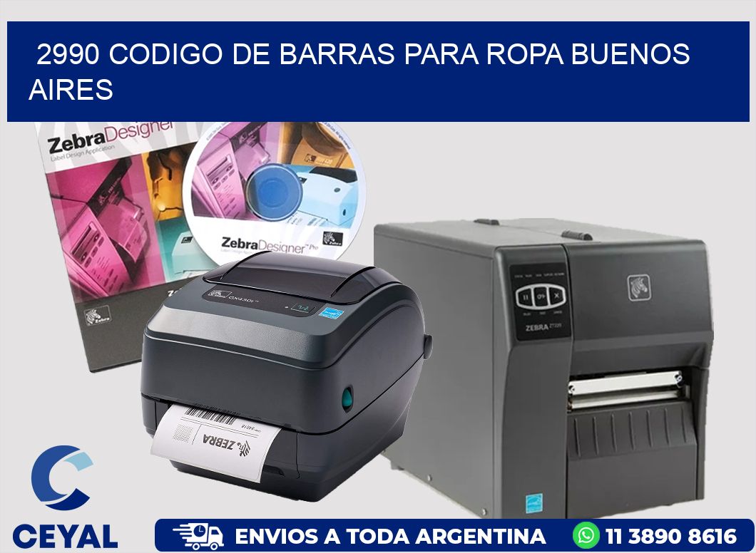 2990 CODIGO DE BARRAS PARA ROPA BUENOS AIRES