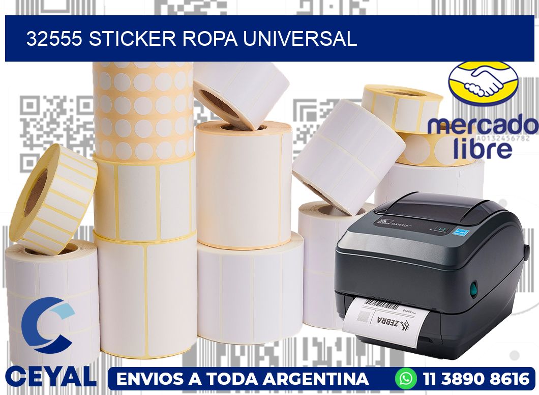 32555 STICKER ROPA UNIVERSAL