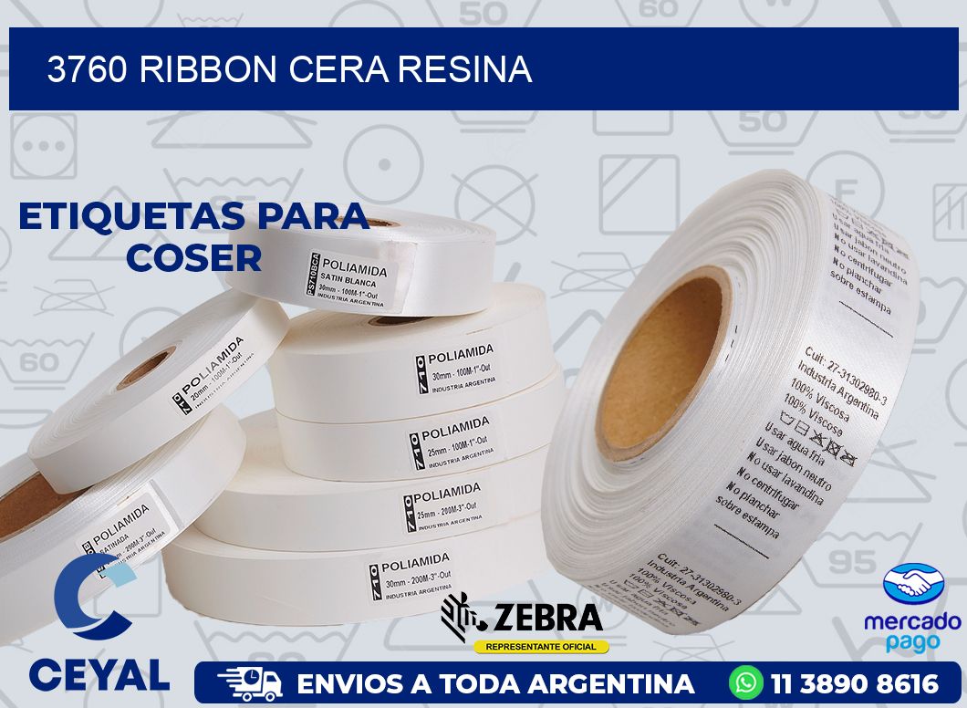 3760 RIBBON CERA RESINA