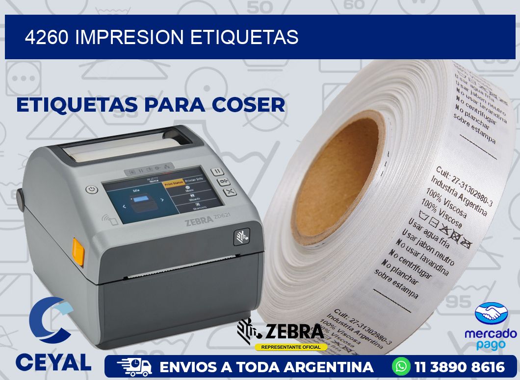 4260 IMPRESION ETIQUETAS