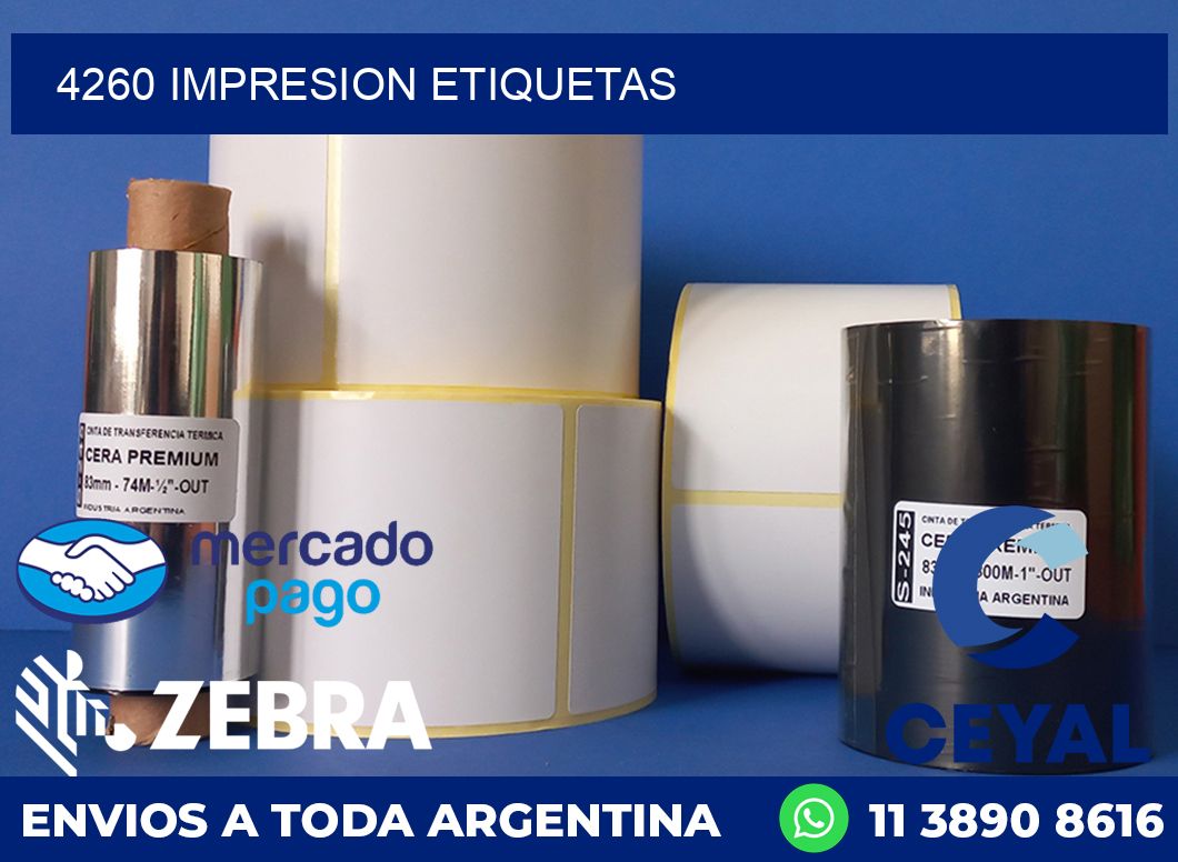 4260 IMPRESION ETIQUETAS