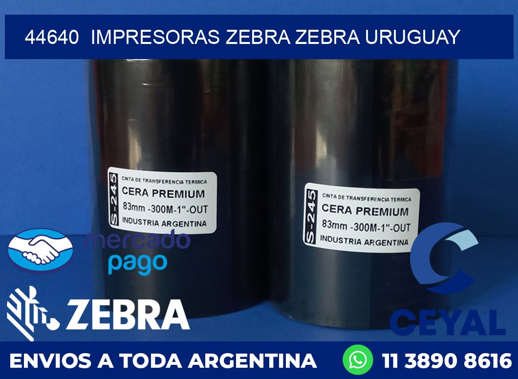 44640  IMPRESORAS ZEBRA ZEBRA URUGUAY