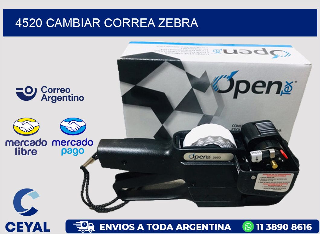 4520 CAMBIAR CORREA ZEBRA