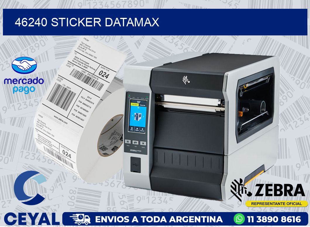 46240 STICKER DATAMAX