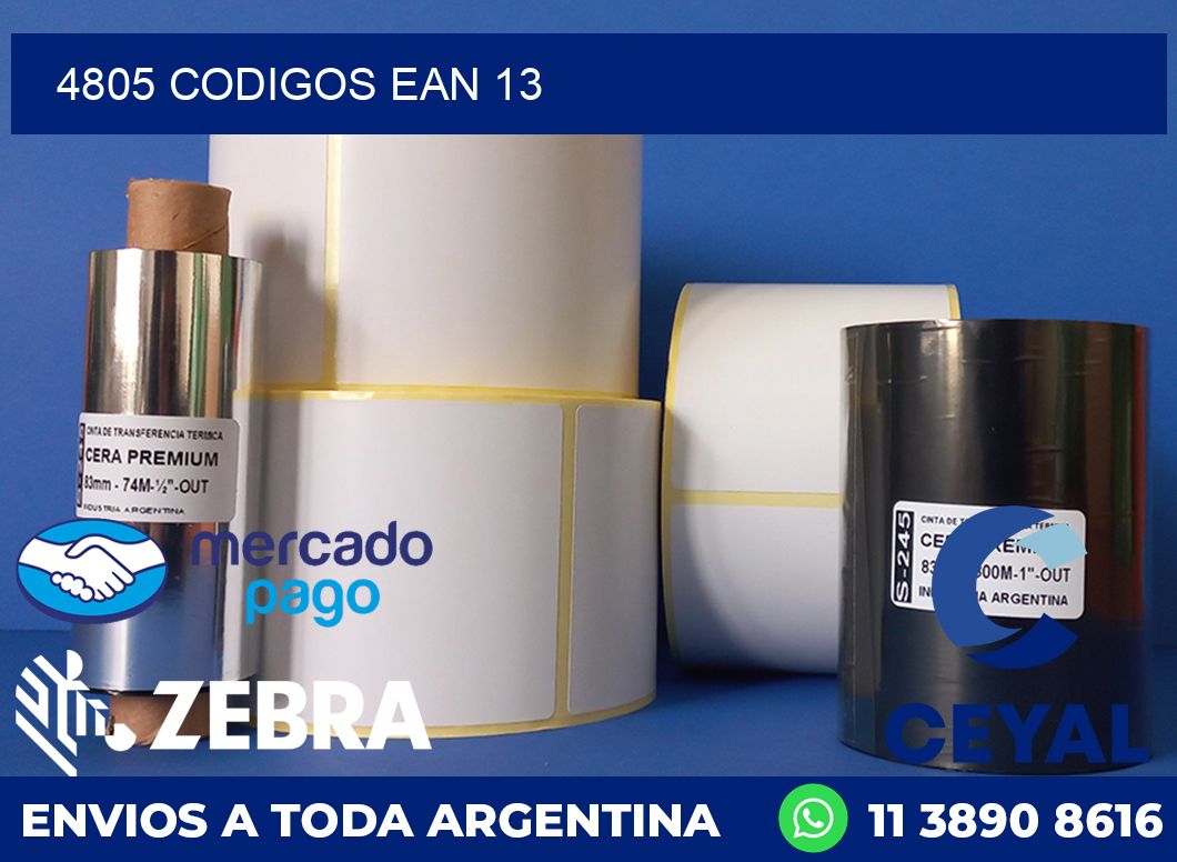 4805 CODIGOS EAN 13