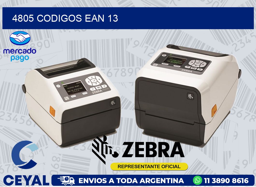 4805 CODIGOS EAN 13