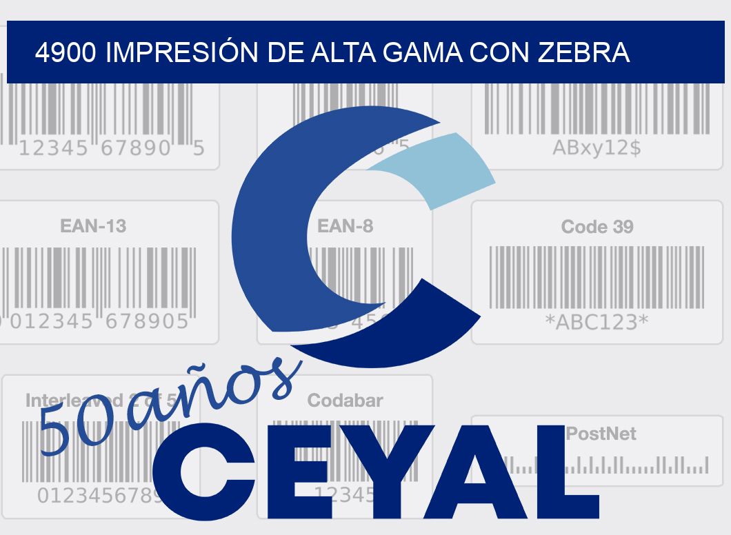 4900 IMPRESIÓN DE ALTA GAMA CON ZEBRA
