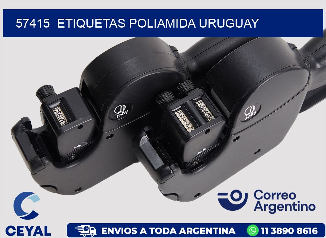 57415  ETIQUETAS POLIAMIDA URUGUAY