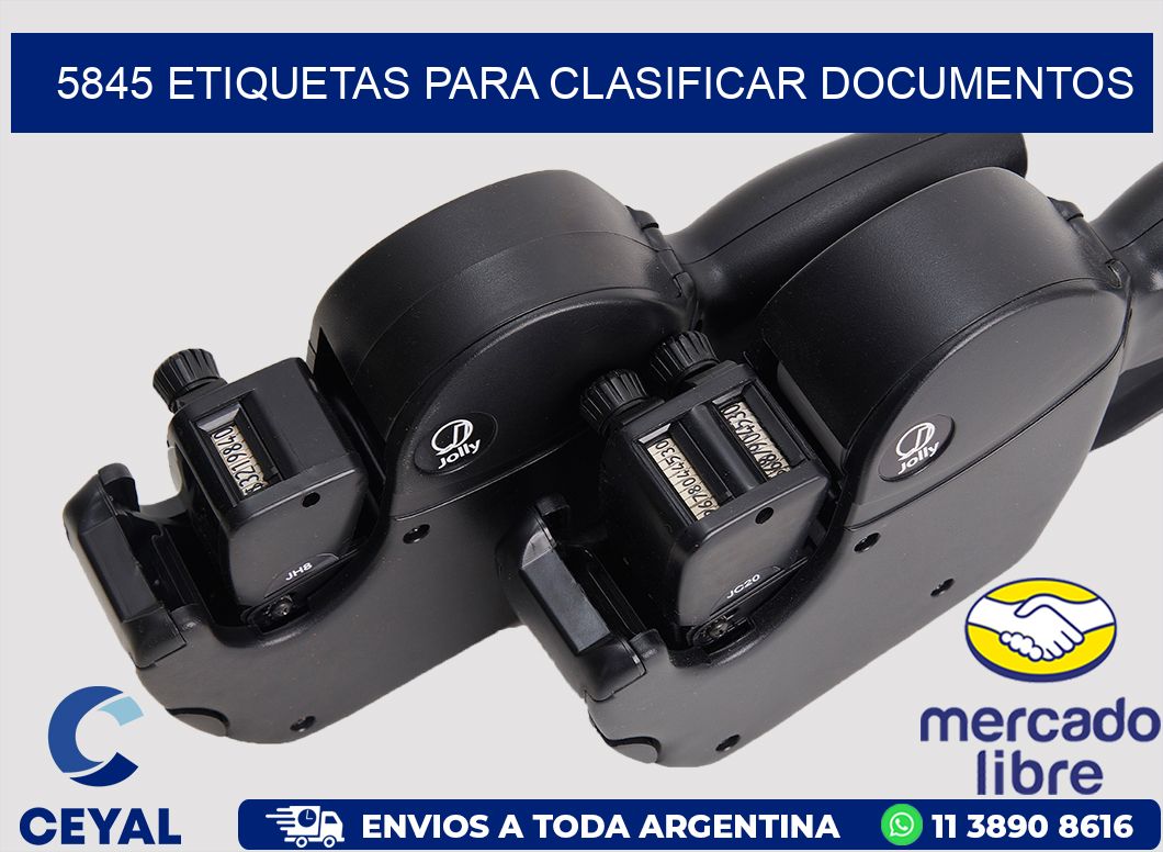 5845 ETIQUETAS PARA CLASIFICAR DOCUMENTOS