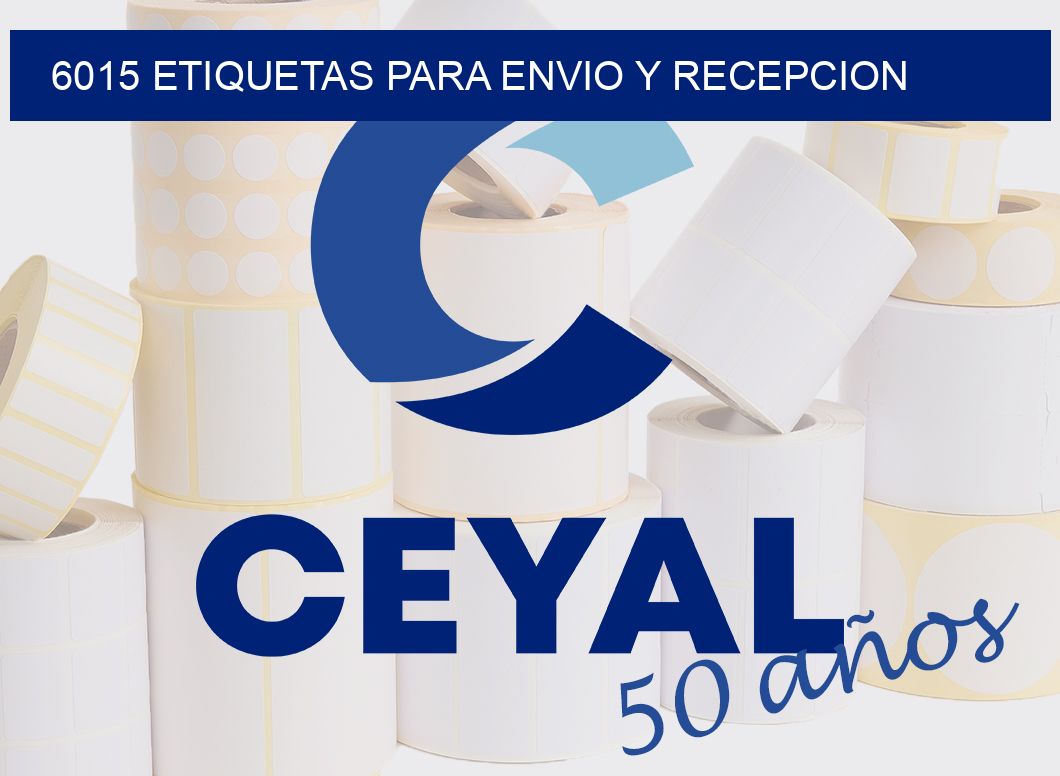 6015 ETIQUETAS PARA ENVIO Y RECEPCION