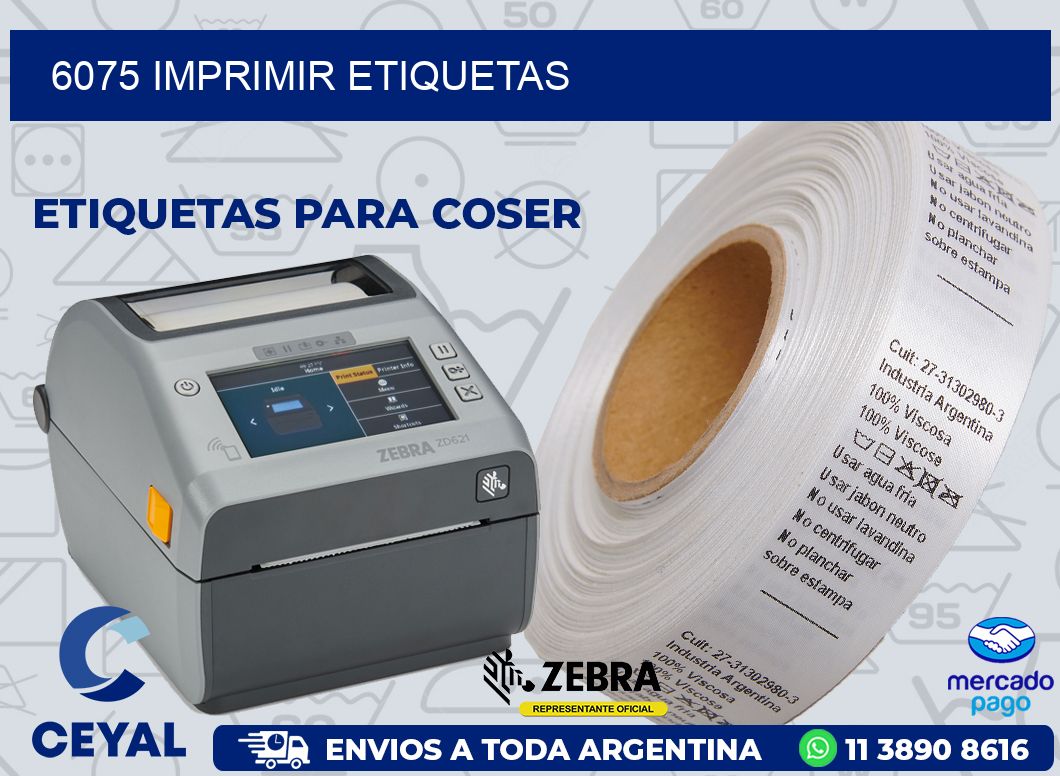 6075 IMPRIMIR ETIQUETAS