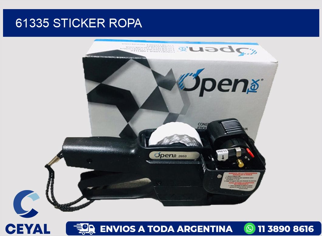 61335 STICKER ROPA