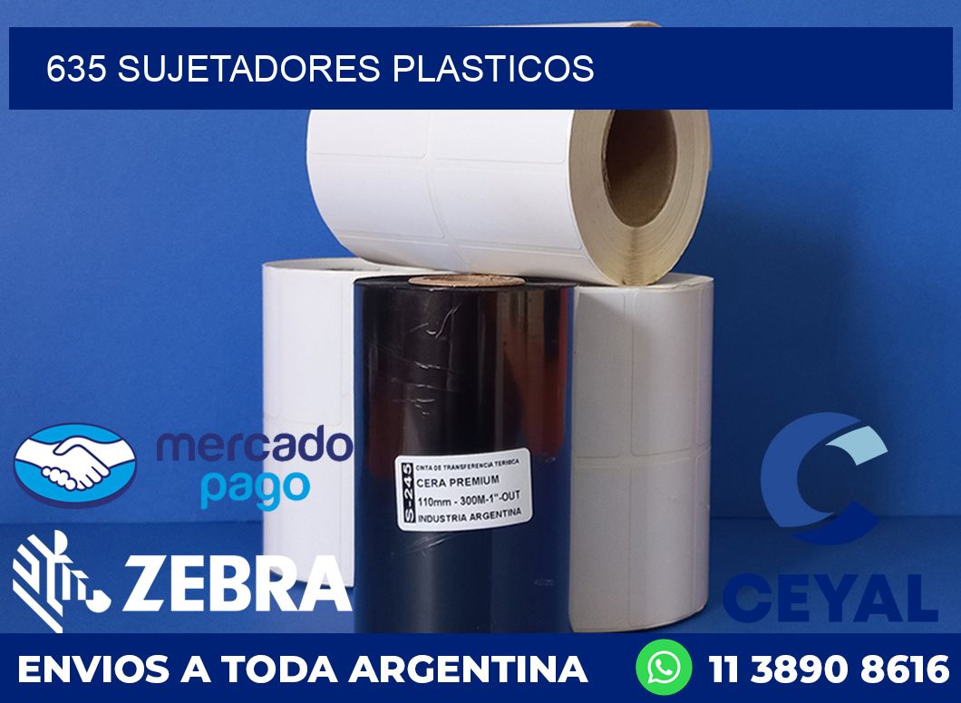 635 SUJETADORES PLASTICOS