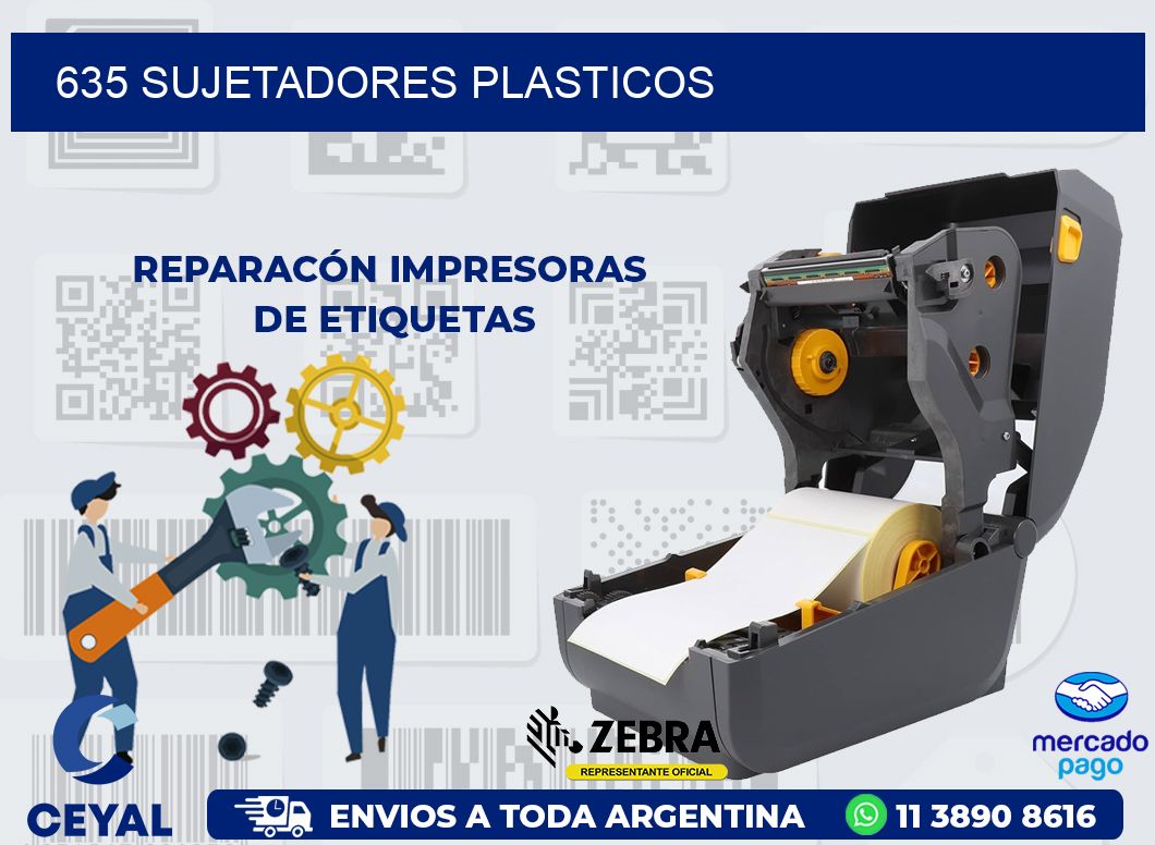 635 SUJETADORES PLASTICOS