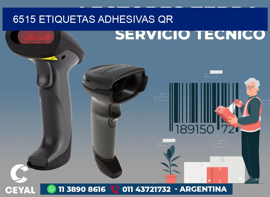 6515 ETIQUETAS ADHESIVAS QR