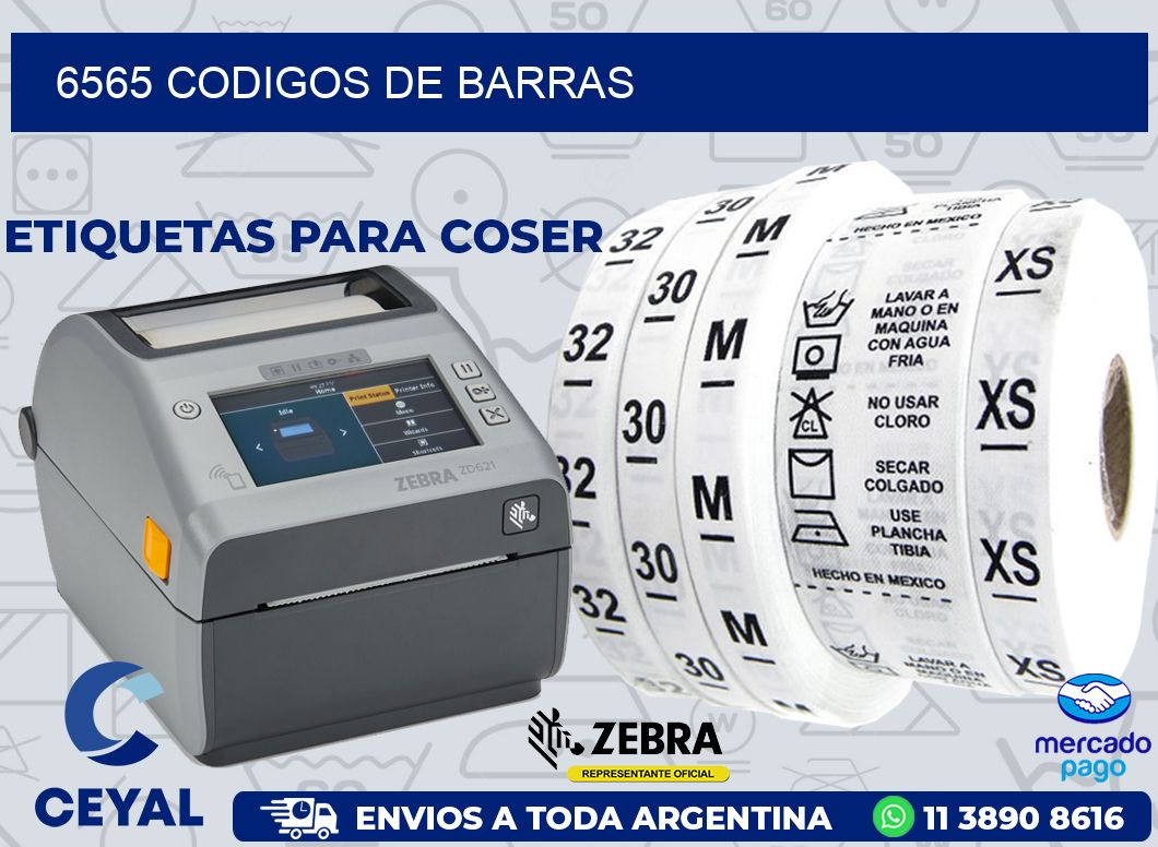 6565 CODIGOS DE BARRAS