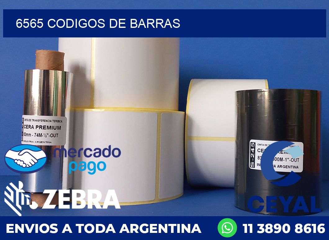 6565 CODIGOS DE BARRAS