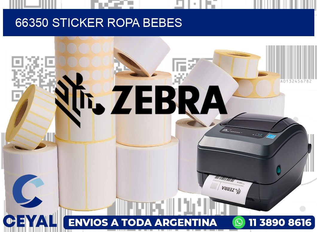 66350 STICKER ROPA BEBES