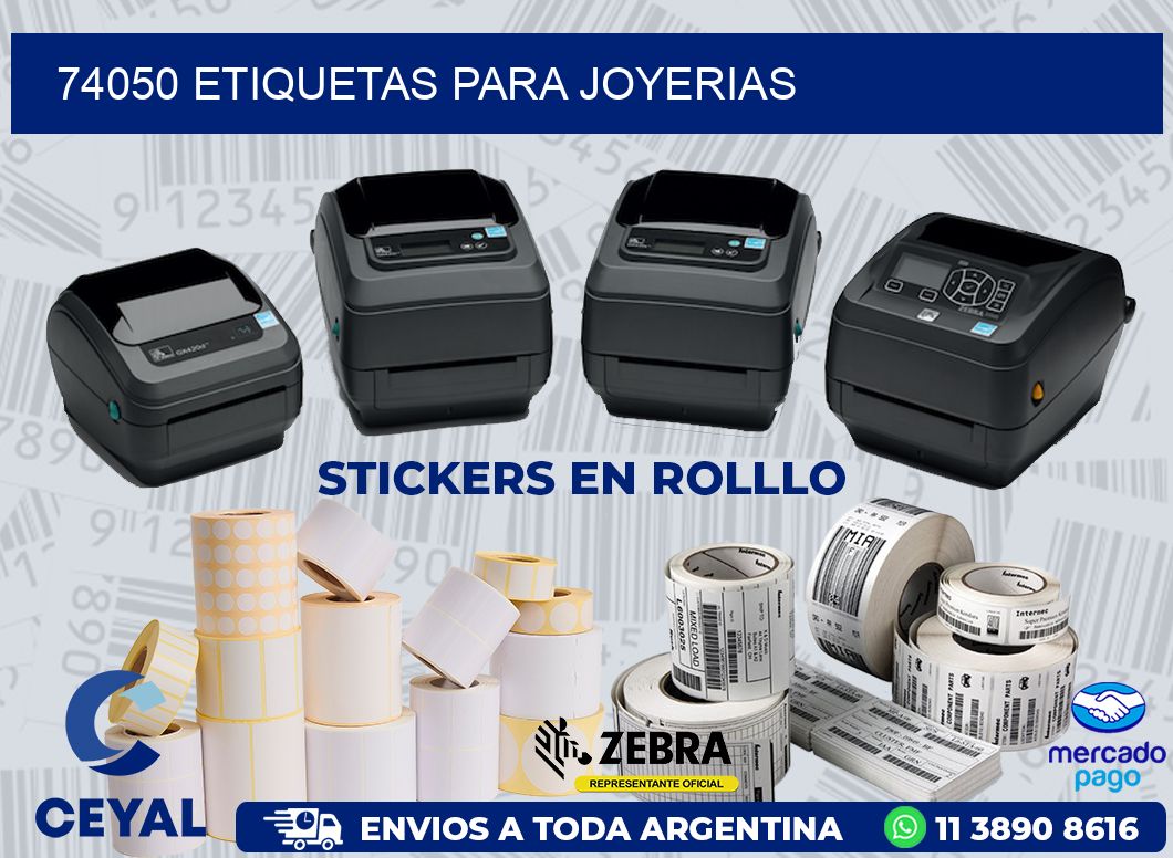 74050 ETIQUETAS PARA JOYERIAS