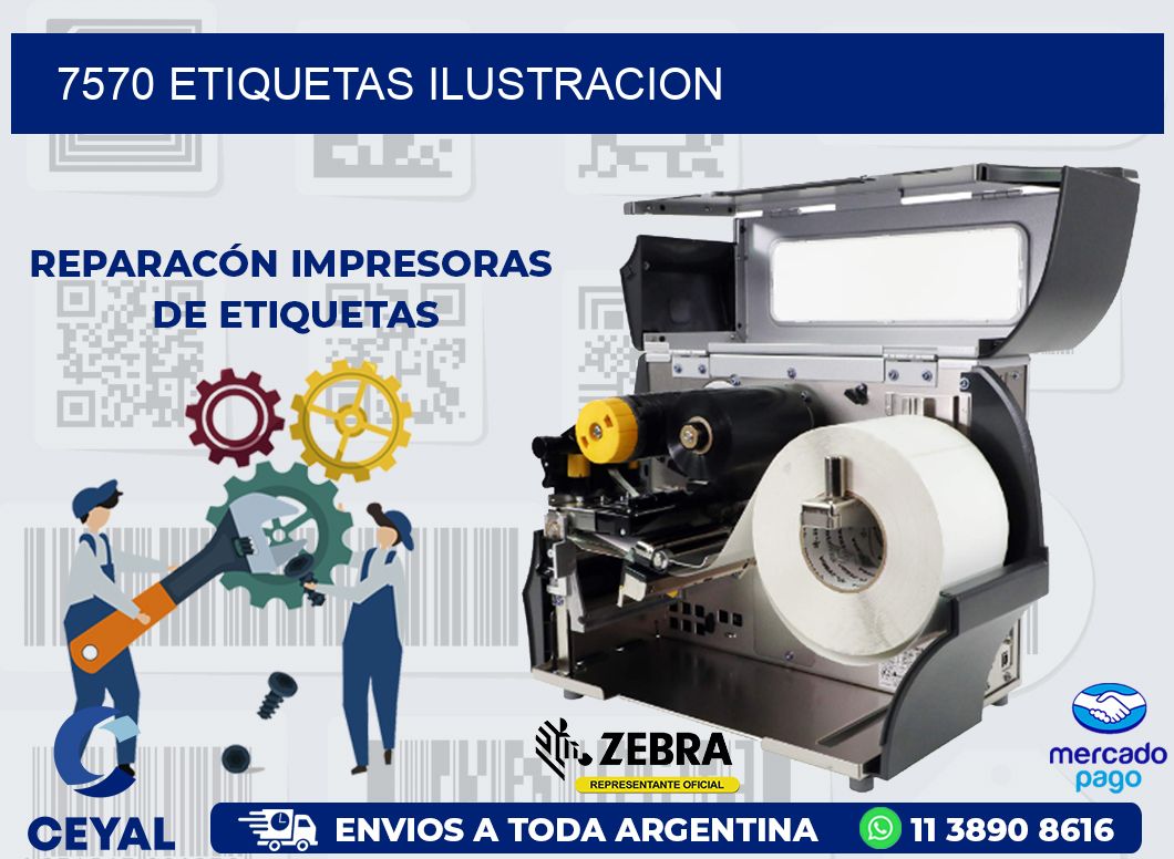 7570 ETIQUETAS ILUSTRACION