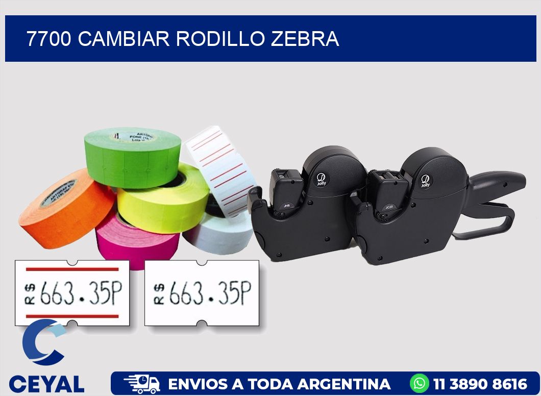 7700 CAMBIAR RODILLO ZEBRA