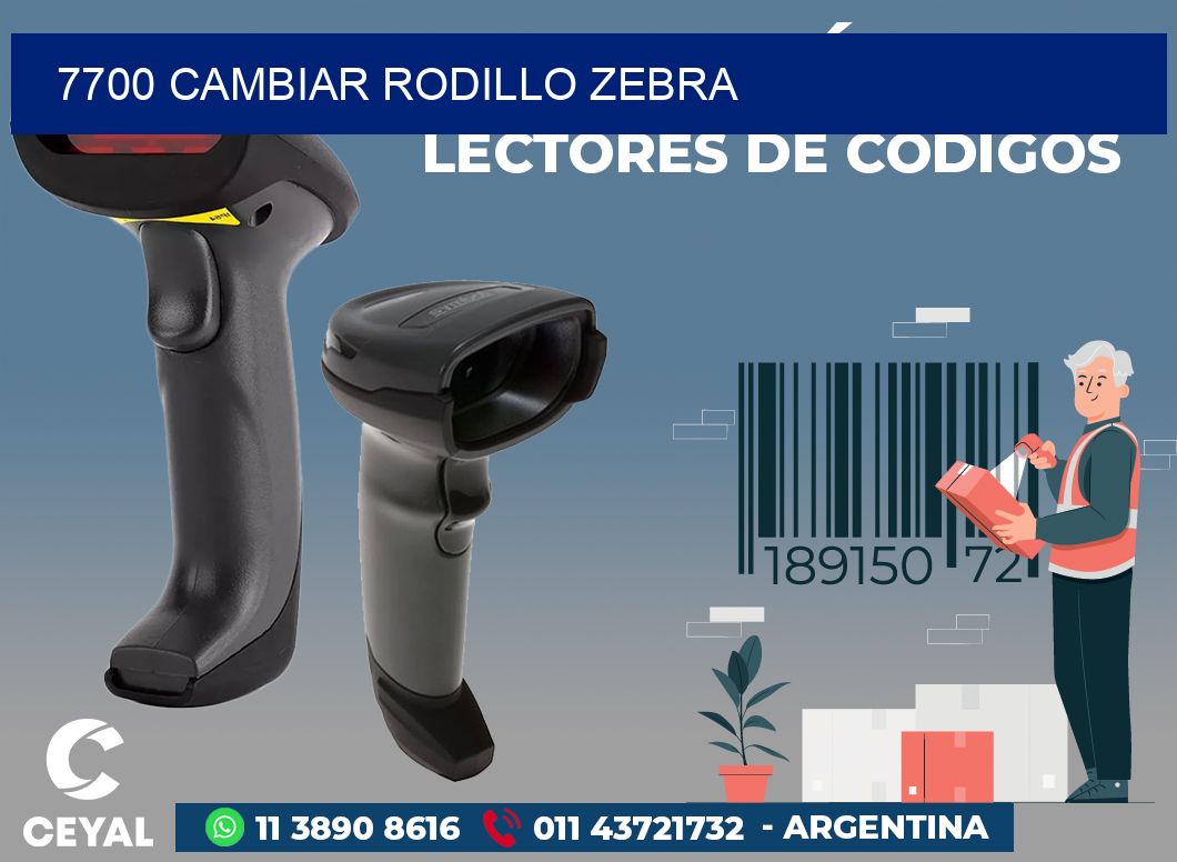 7700 CAMBIAR RODILLO ZEBRA