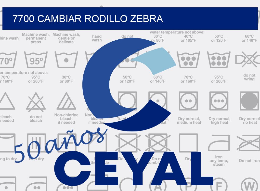 7700 CAMBIAR RODILLO ZEBRA