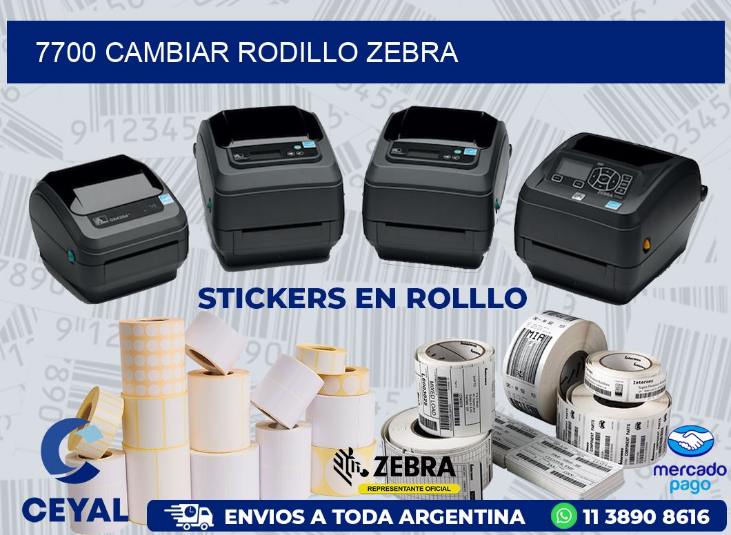 7700 CAMBIAR RODILLO ZEBRA