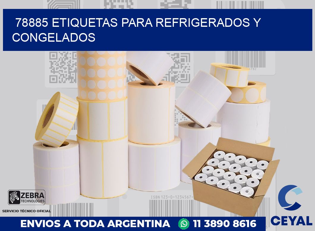 78885 ETIQUETAS PARA REFRIGERADOS Y CONGELADOS