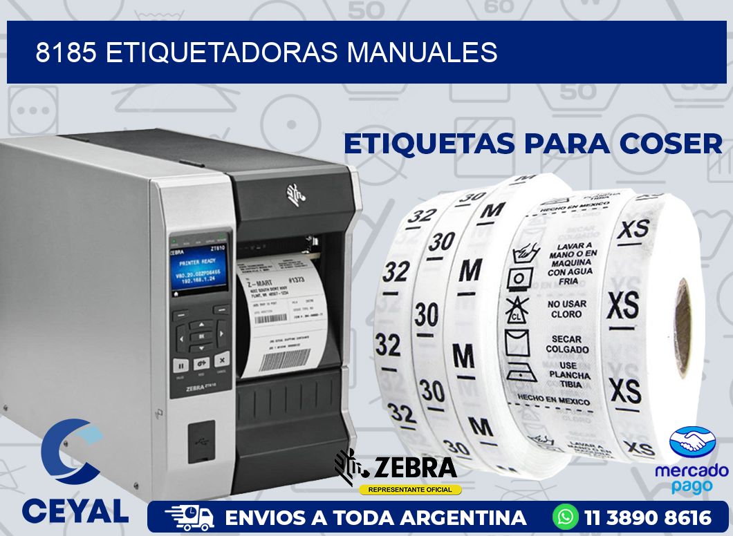 8185 ETIQUETADORAS MANUALES
