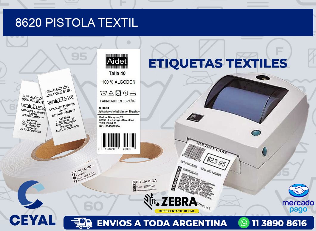 8620 PISTOLA TEXTIL