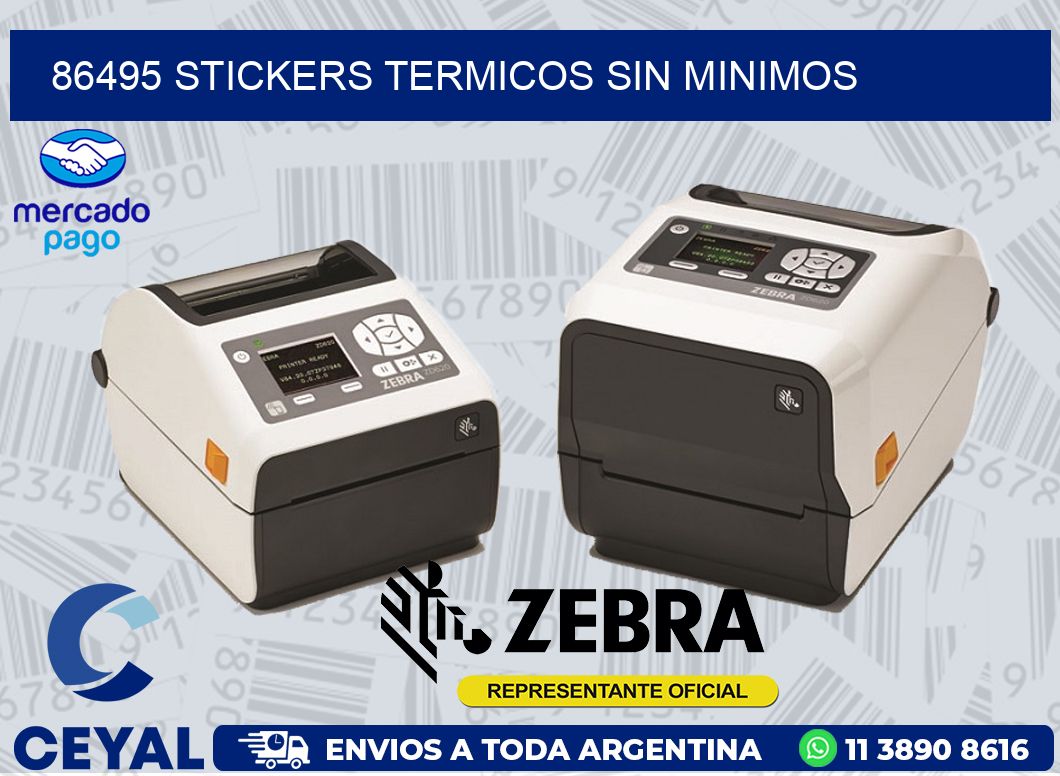 86495 STICKERS TERMICOS SIN MINIMOS