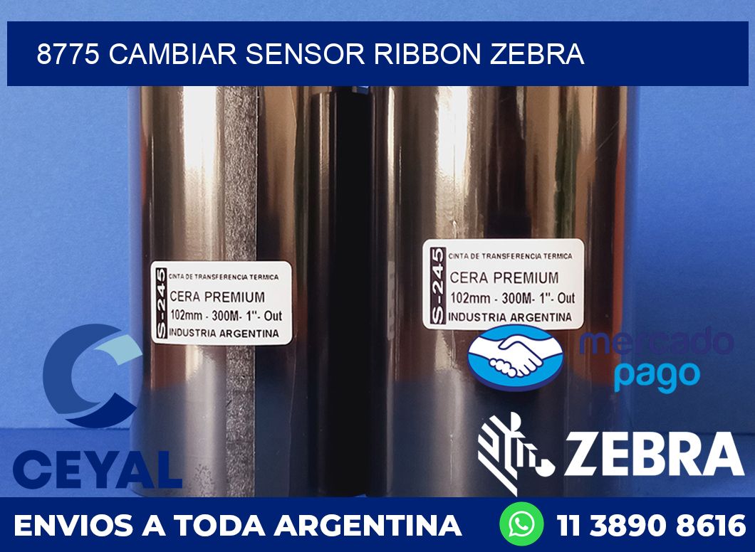 8775 CAMBIAR SENSOR RIBBON ZEBRA