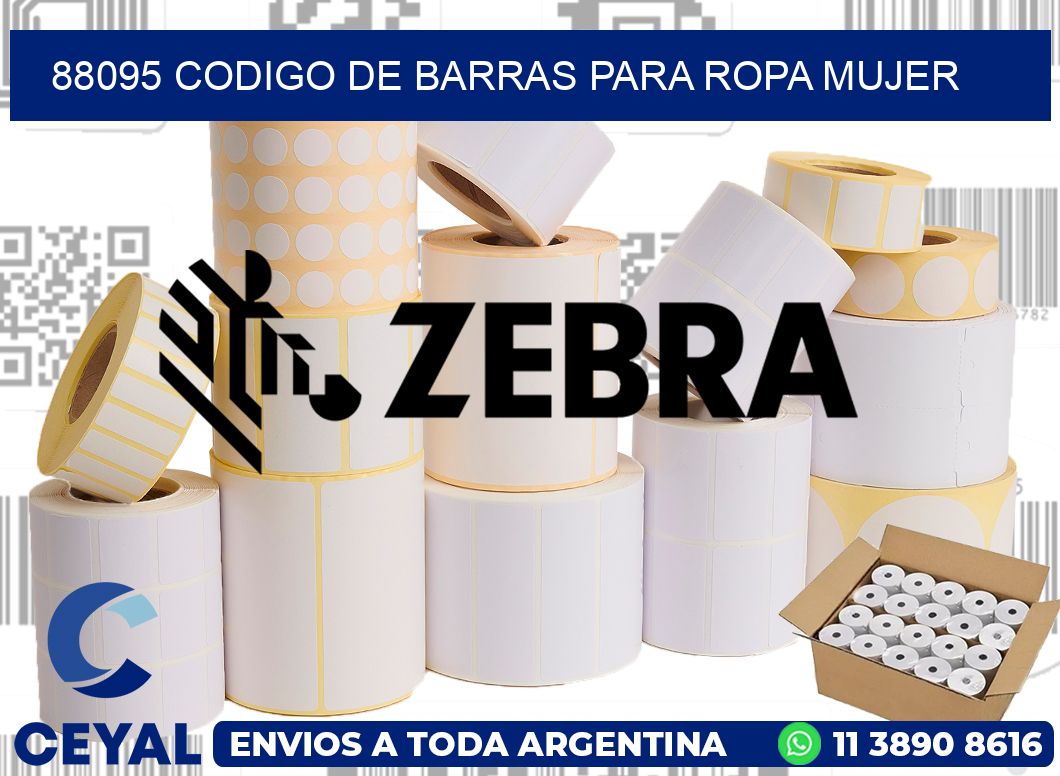 88095 CODIGO DE BARRAS PARA ROPA MUJER