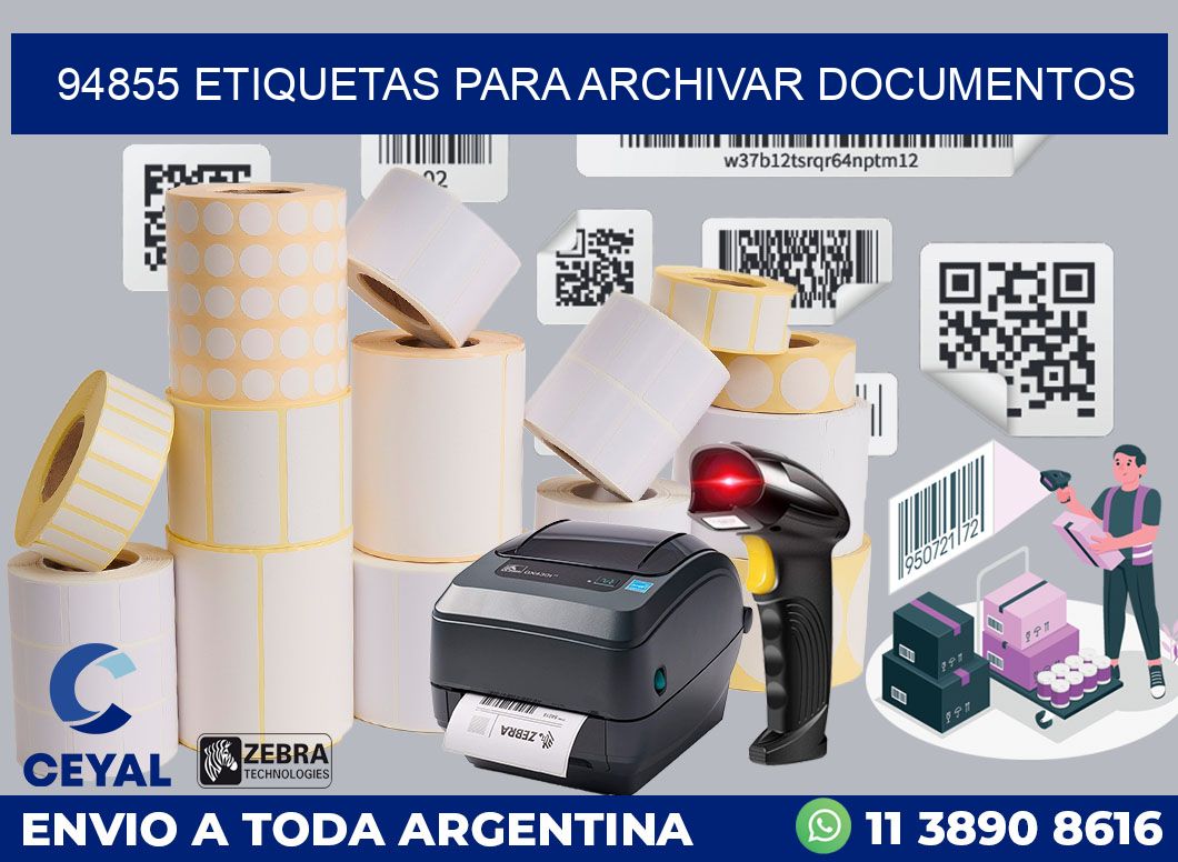 94855 ETIQUETAS PARA ARCHIVAR DOCUMENTOS