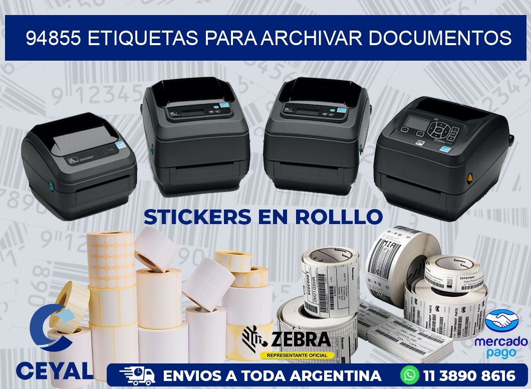 94855 ETIQUETAS PARA ARCHIVAR DOCUMENTOS
