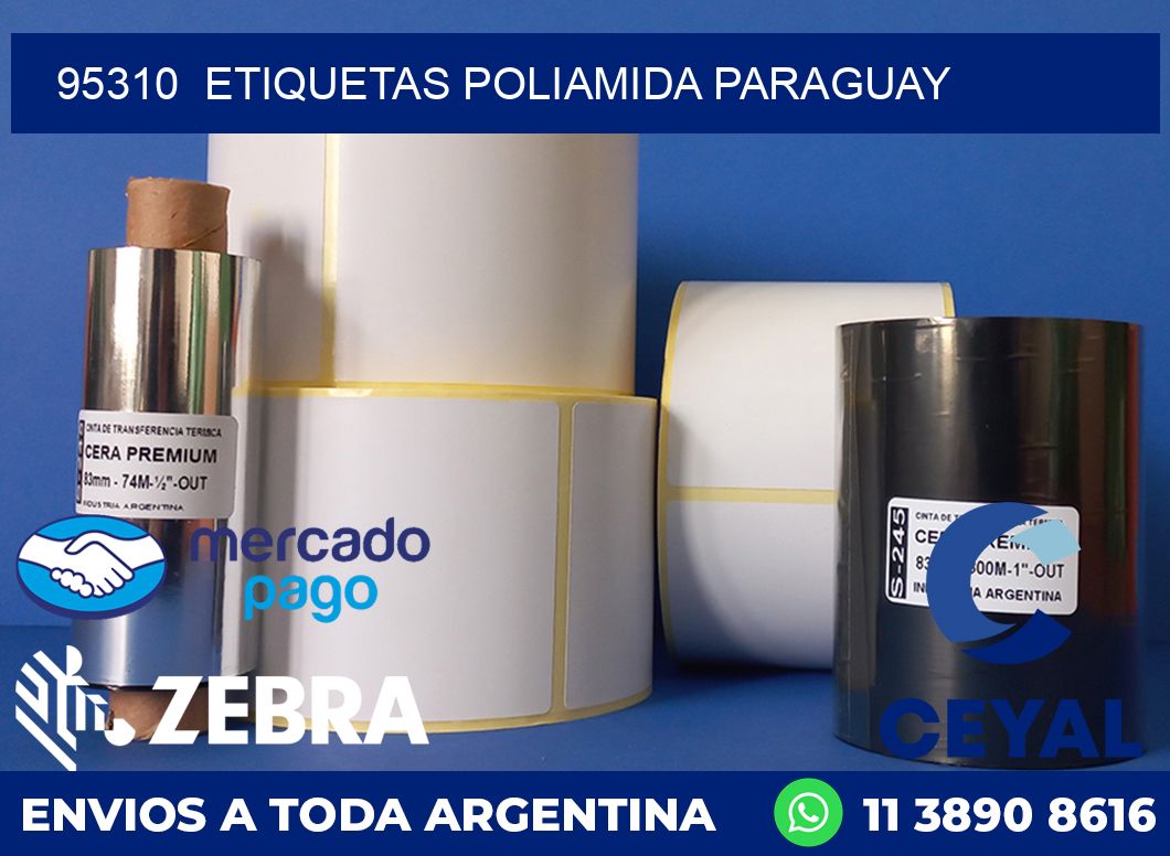 95310  ETIQUETAS POLIAMIDA PARAGUAY