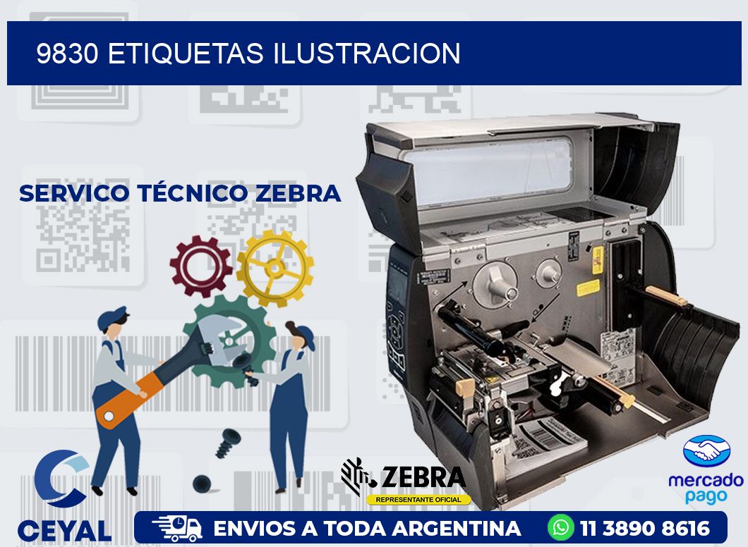 9830 ETIQUETAS ILUSTRACION