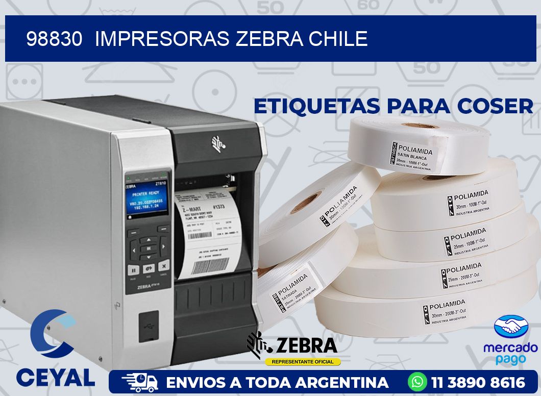98830  IMPRESORAS ZEBRA CHILE